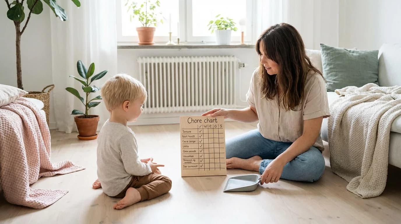 Barnens första städschema ålder för ålder — så bygger du städvanor som håller