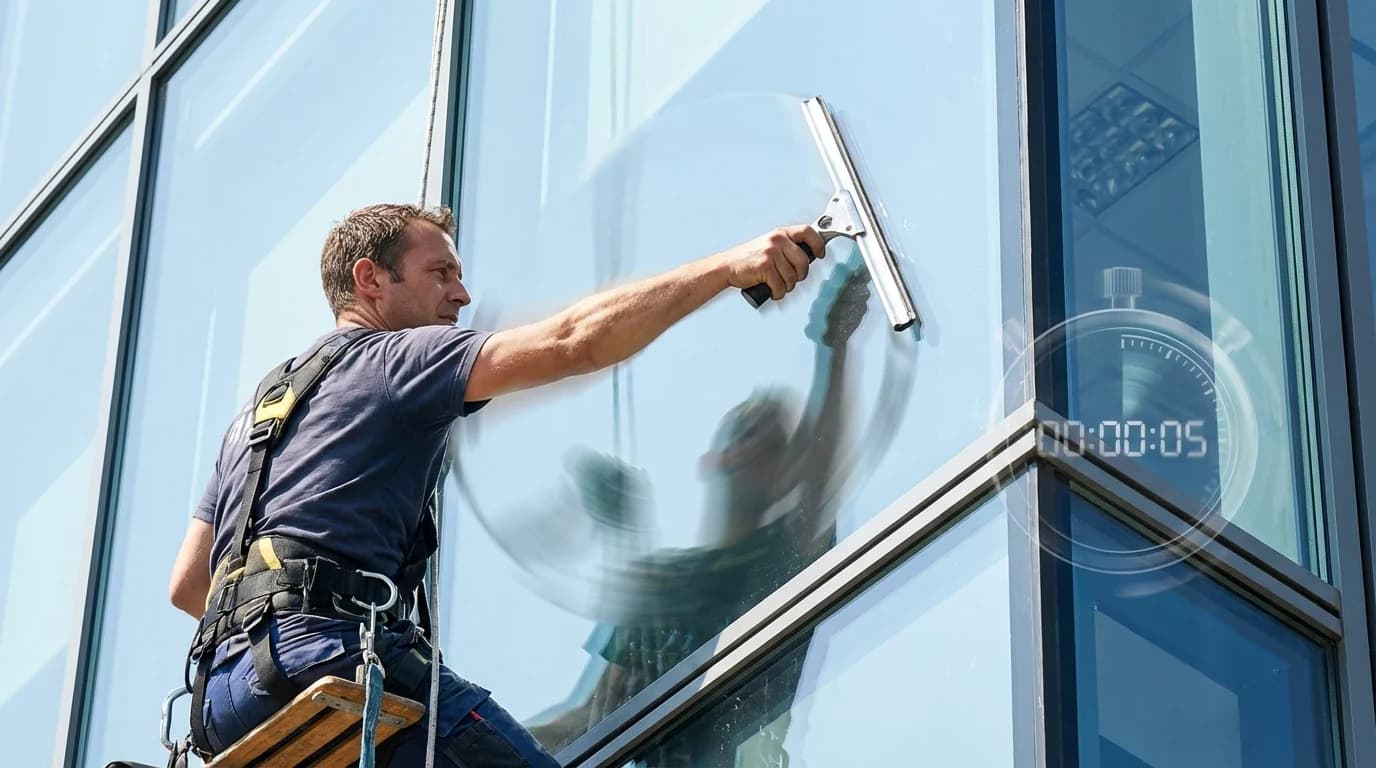 Fönsterputsning på 10 minuter: metoden proffsen använder