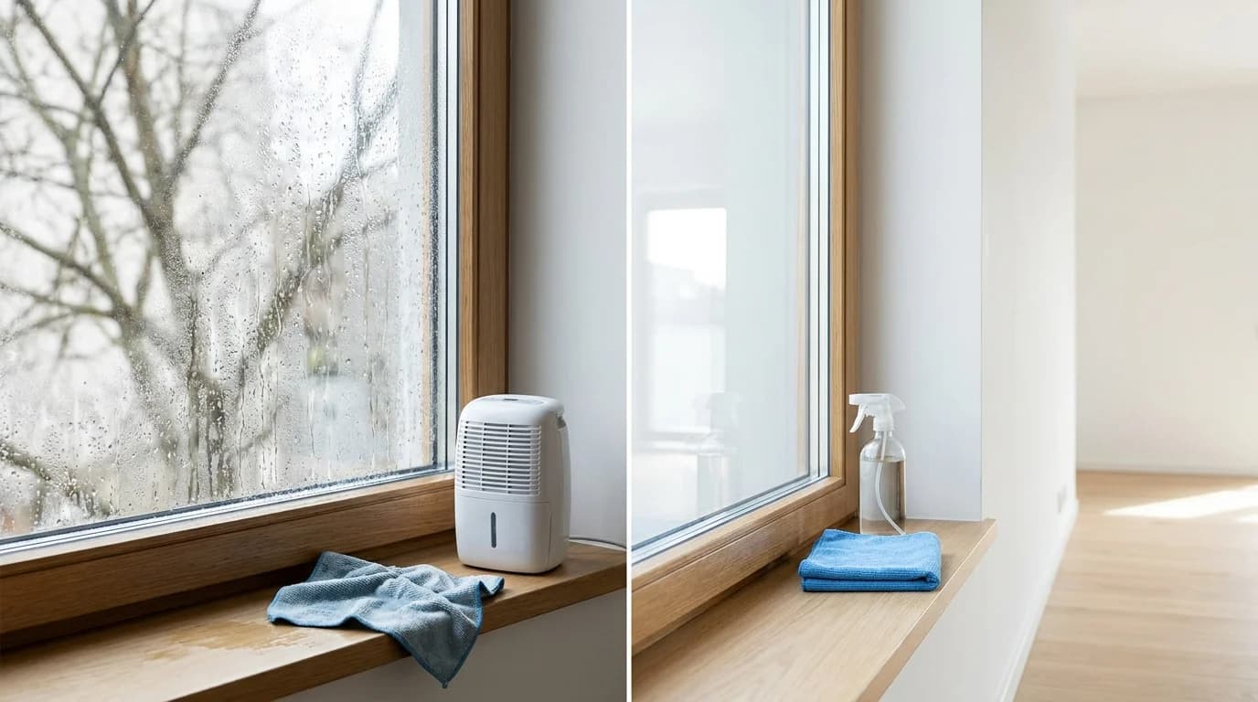 Kondens på fönster insida — därför immar rutorna och så blir du av med det