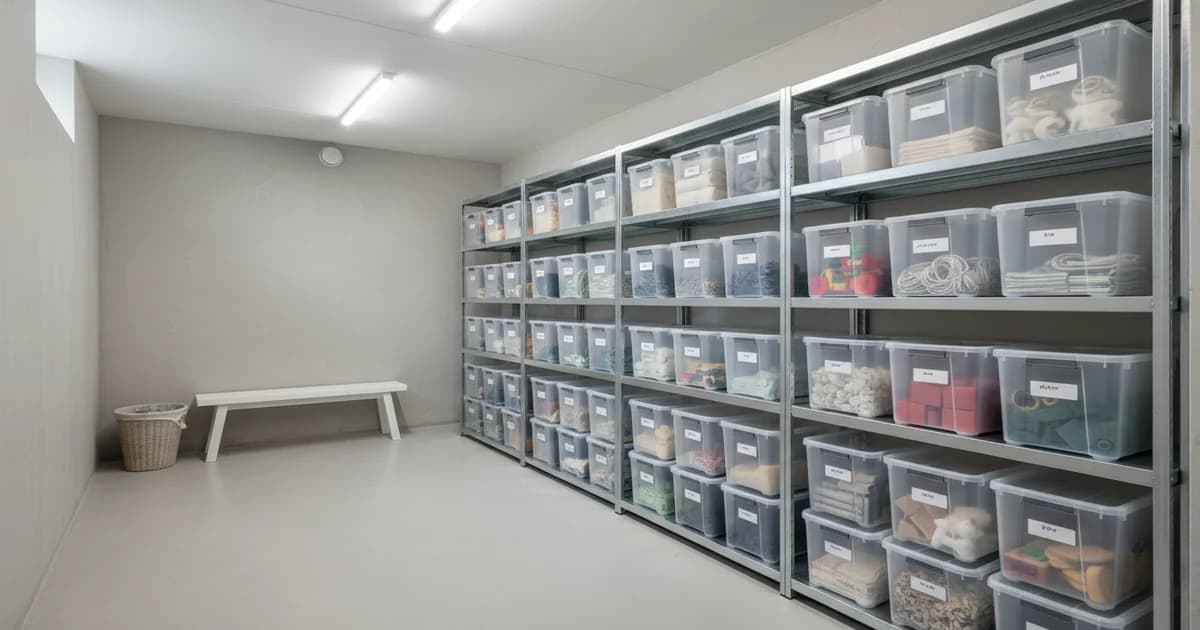 Hur man städar källare — sortering, fukt och mögel