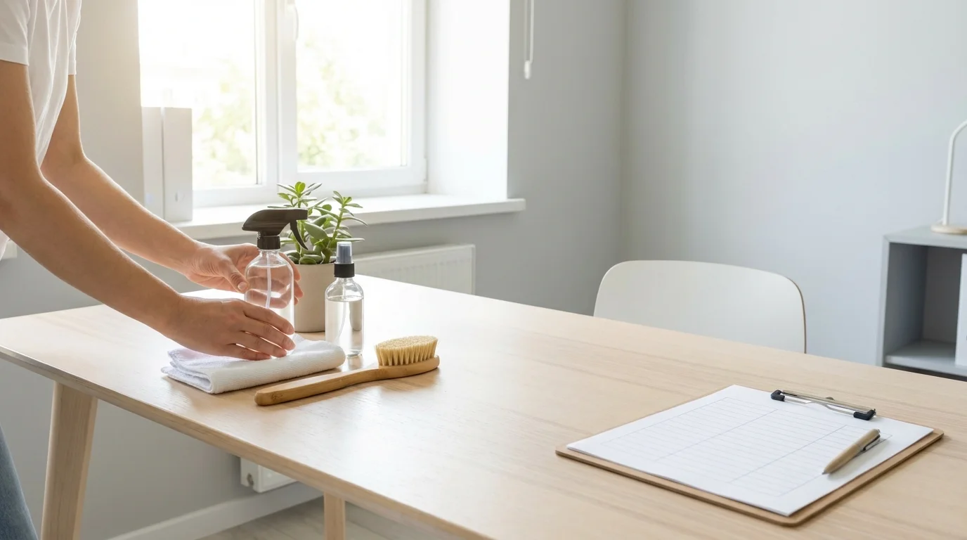 Städa kontor effektivt: schema och produkter som sparar tid