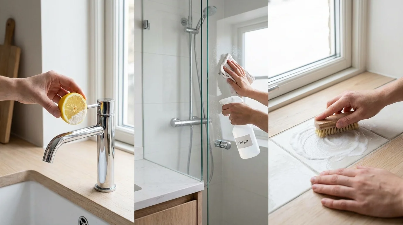 Ta bort kalkfläckar: tre metoder som faktiskt funkar