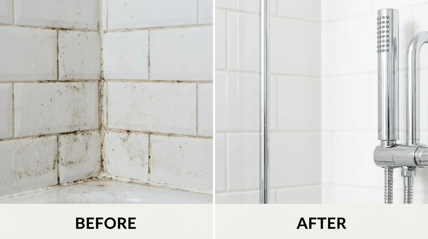 Så tar du bort mögel i badrummet — steg för steg
