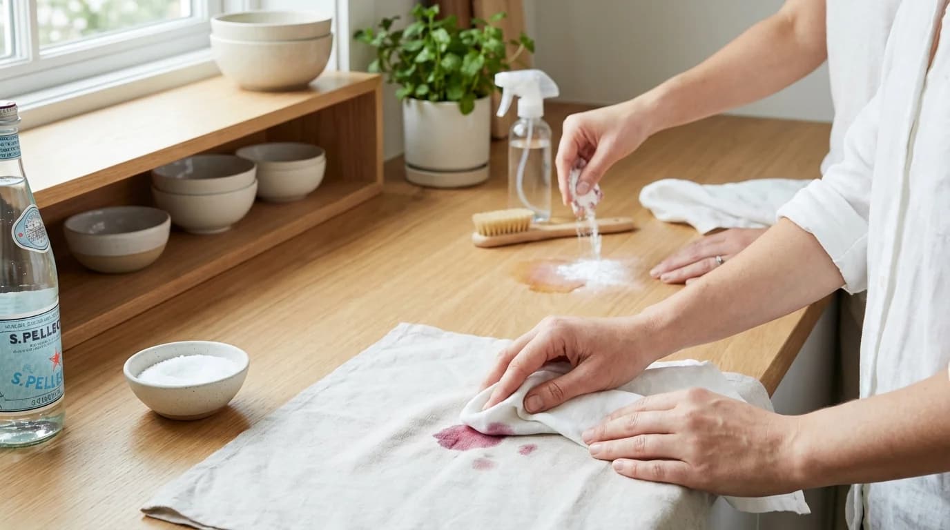 Ta bort röda vinflackar metoder — så lyckas du första gången