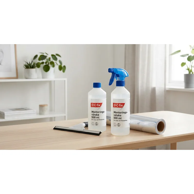 D-C-FIX D-C-Fix monteringsvätska för vinyl- och fönsterfilm, 500 ml — Miljöbild