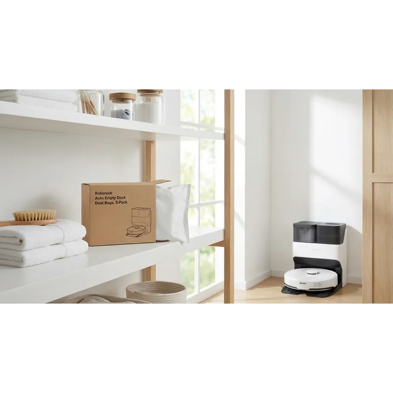 ROBOROCK Roborock dammsugarpåsar till Auto Empty Dock, 3-pack — Miljöbild