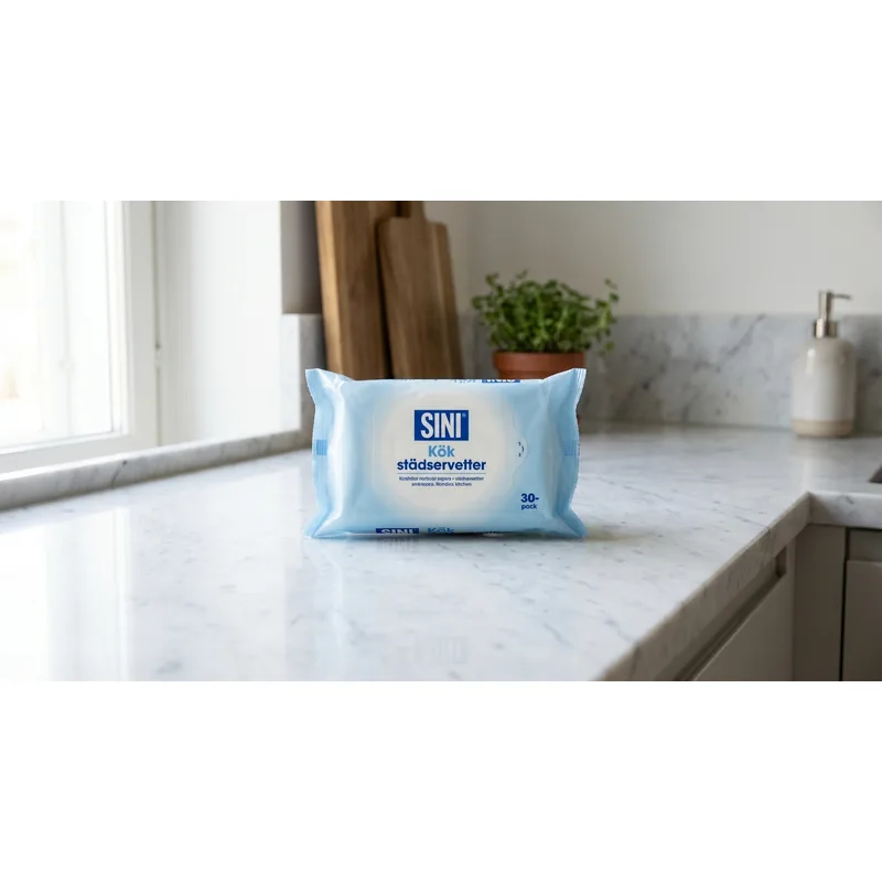 SINI Sini Kök städservetter, 30-pack — Miljöbild