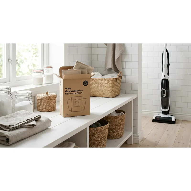 WILFA Wilfa dammsugarpåsar till Innobot B4LIN+, 3-pack — Miljöbild