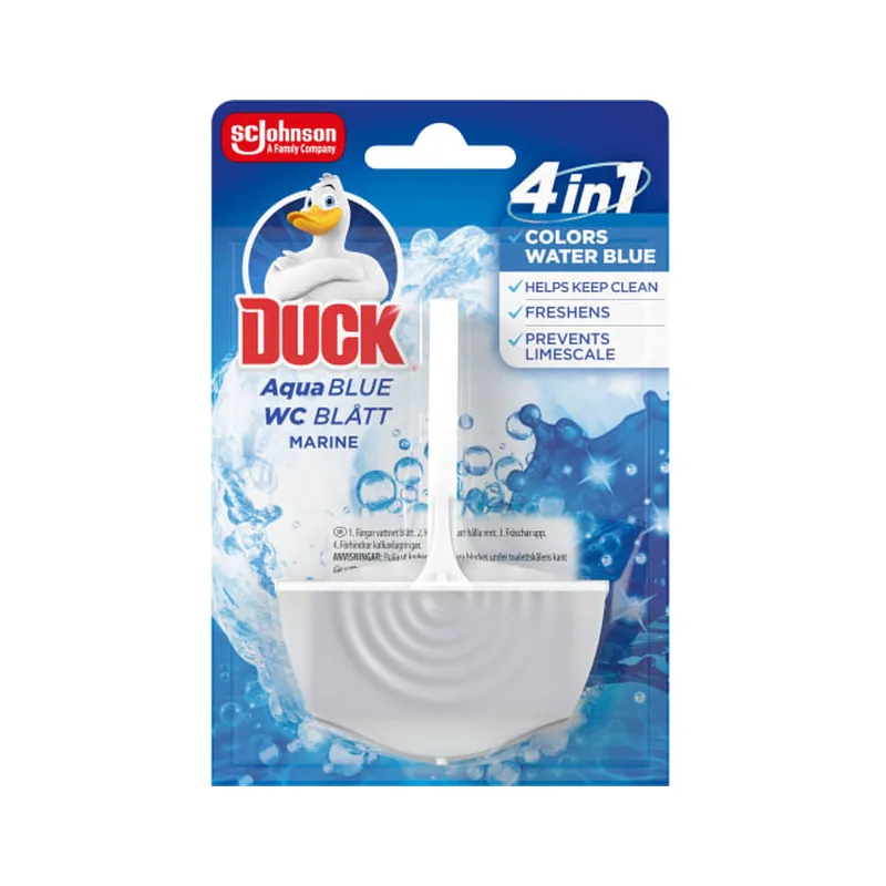 Wc Blått 4in1 Toalettfräschare Duck 40g