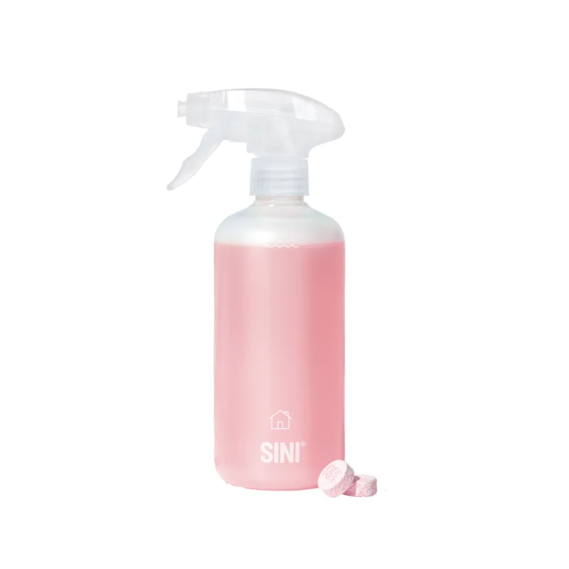 Sini allrengöring sprayflaska och 2 tabs, startset