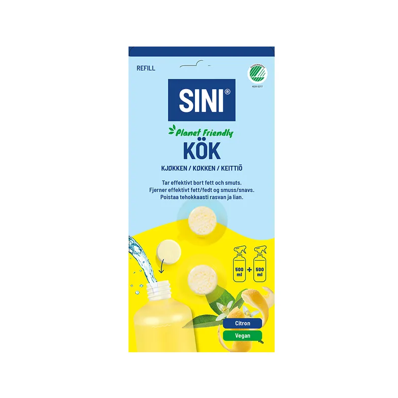 Sini refill för kök, 2-pack
