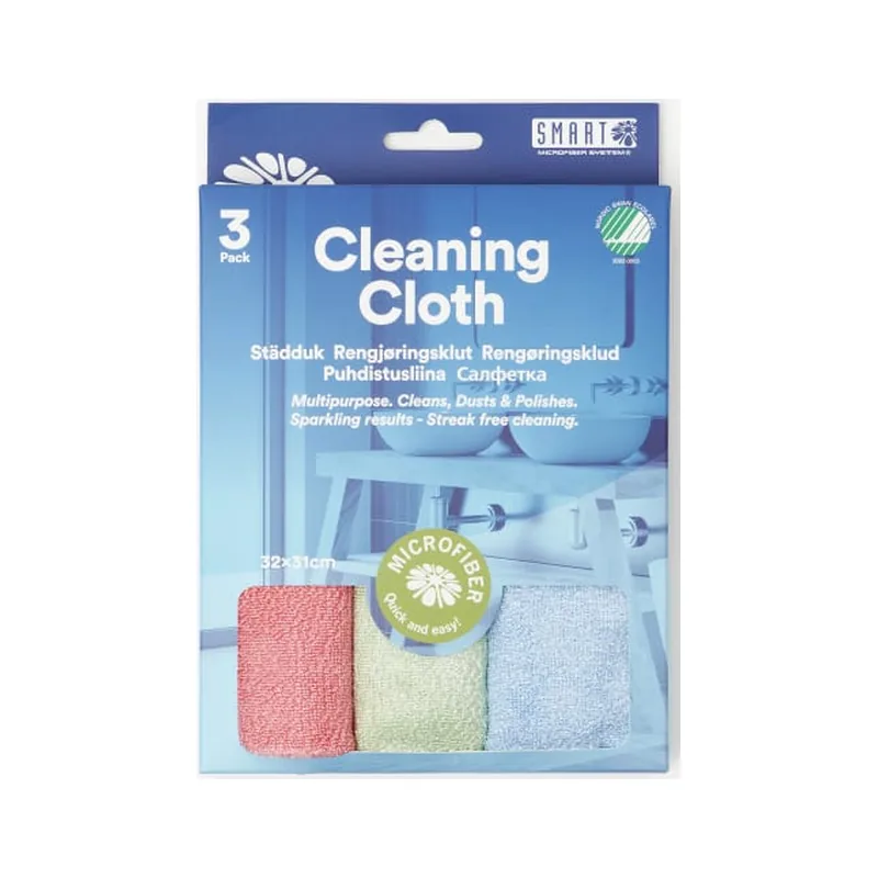 Smart Microfiber Microfiberduk 32x31cm Smart Microfib 3p — Produktbild