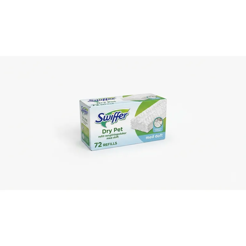 Swiffer Dry Pet refill rengöringsdukar med doft, 72-pack