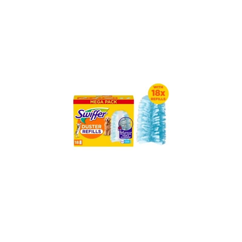 SWIFFER Swiffer Duster Pet rengöringsdukar refill, med doft, 18-pack