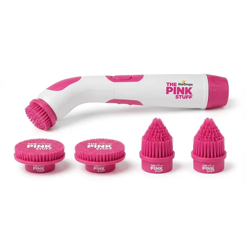 THE PINK STUFF The Pink Stuff Miracle Scrubber Kit borste, batteri