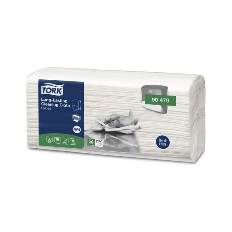 Tork Rengöringsduk Tork Slitstark W4 Vit 1-lag 42,8x35,5cm — Produktbild