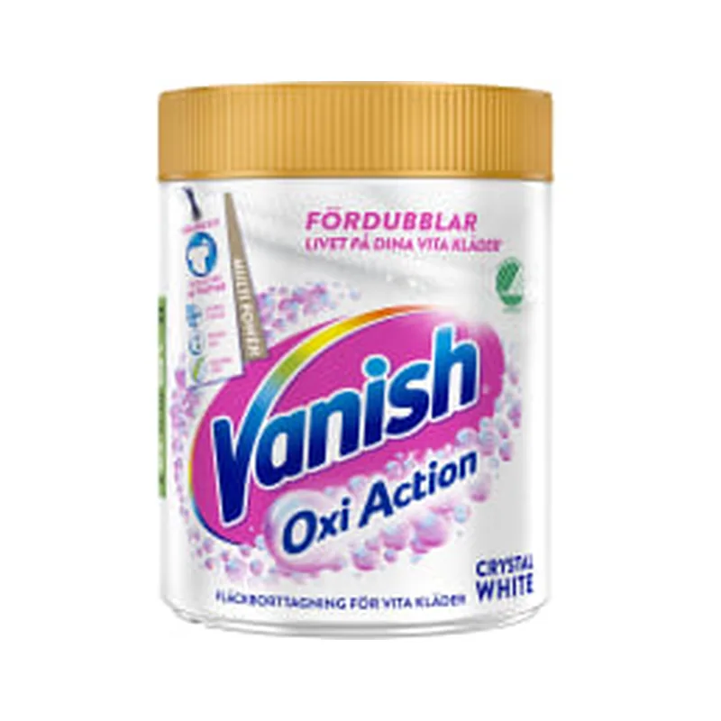 Fläckborttagning Textil Vanish Oxi Action Crystal White 470g