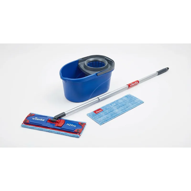 VILEDA Vileda H2Pro Flat Mop system set med hink och mopp