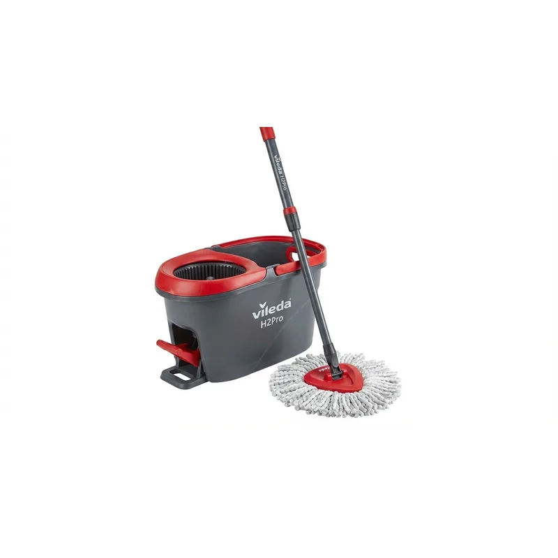 VILEDA Vileda H2Pro Spin Mop System med dubbla vattenkammare