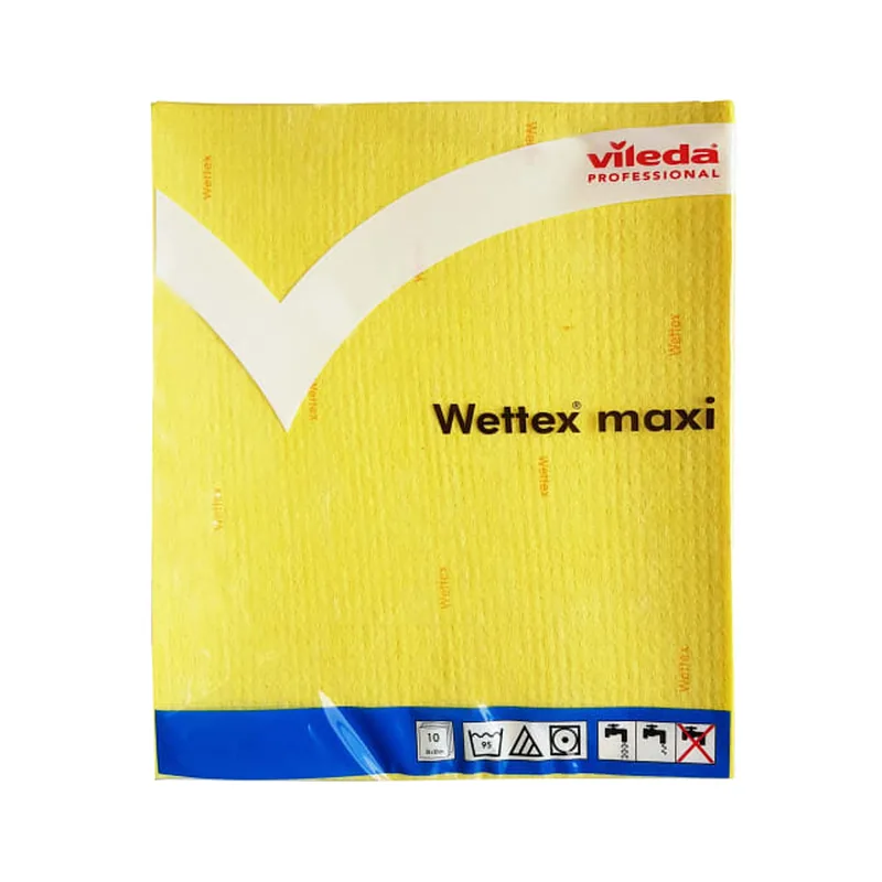 Vileda Wettex Maxi Gul Svampduk Vileda 10p — Produktbild