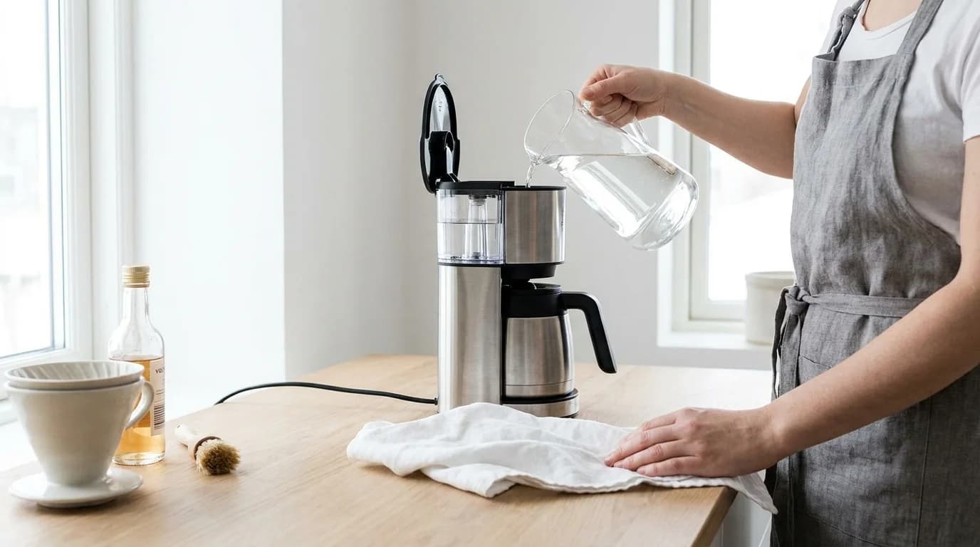 Avkalka kaffebryggaren — så ofta och så gör du det rätt