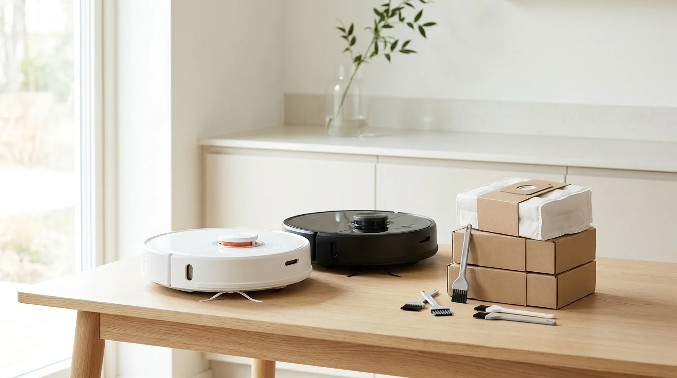 Dammsugarpåsar till Dreame och Roborock — rätt påse till din robotdammsugare