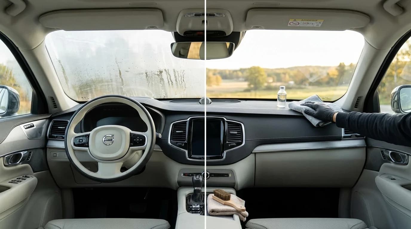 Imma i bilen invändigt — så får du bort den och håller rutorna klara