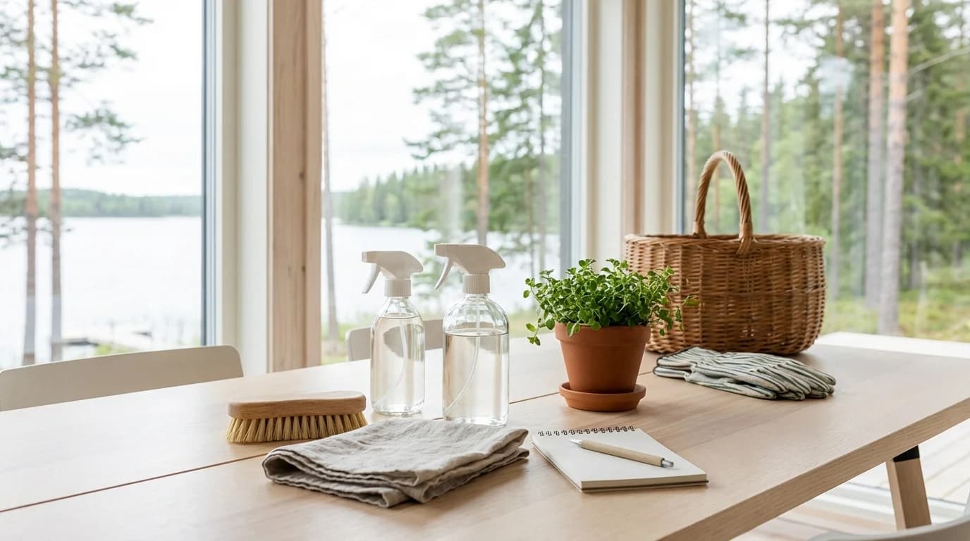 Sommarstuga öppning checklista efter vintern — så blir det rent på rekordtid