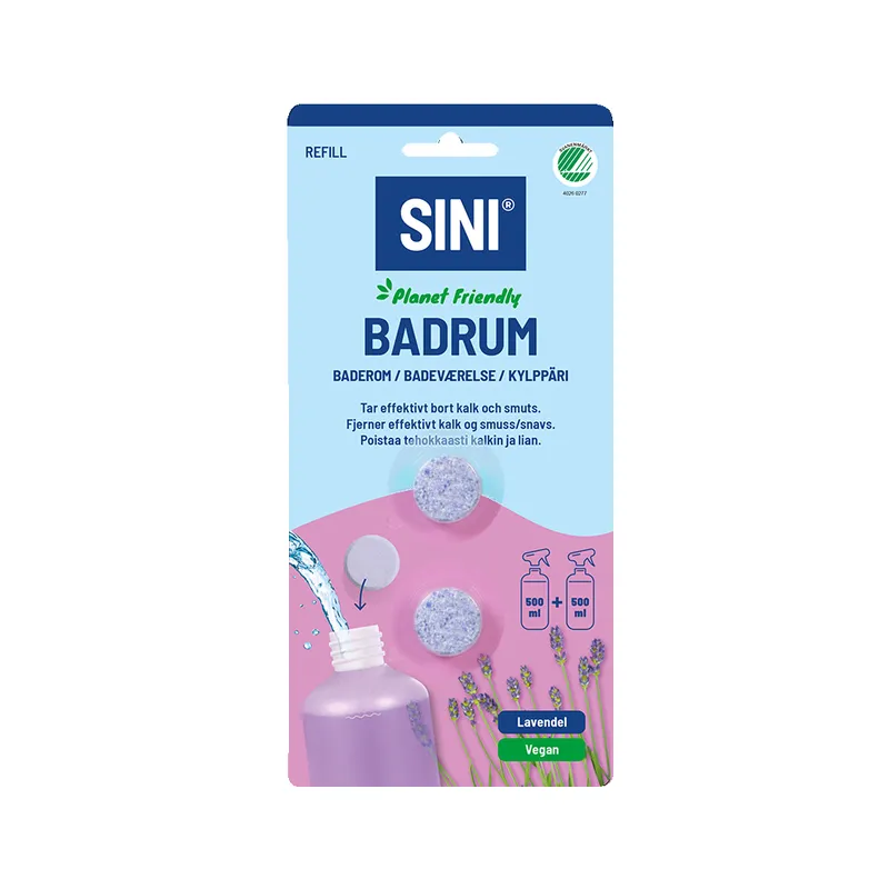 Sini refill för badrumsrengöring, 2-pack