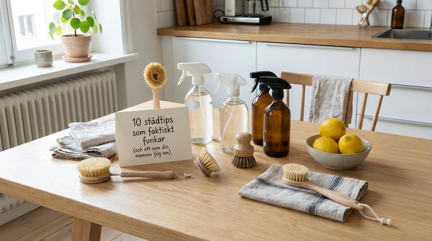 10 städtips som faktiskt funkar (och ett som din mamma ljög om)